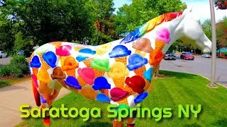 Beautiful Downtown Saratoga Springs NY Walking Tour