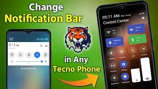 Tecno Mobile Notification Bar Change | How to Change Notification Bar in Tecno Spark 7 | 2022