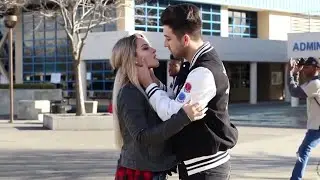 #kissing #pranks #kissingpranks Kissing pranks wid high school girls