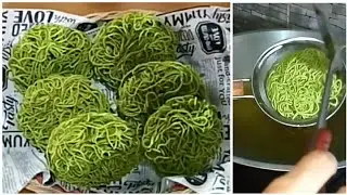 Resep Mie Hijau Homemade  tahan 1 bulan | how to make noodles at home