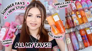 FRUITY & SWEET AS CANDY 🍭🍓🍒 | BODY MISTS, LAYERING COMBOS + NEW STUFF!