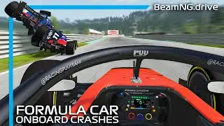 Formula Car Onboard Crashes #4 | BeamNG.drive | F2 MOD