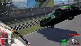 ACC  Super crash  !!  Yelow Flag !!!