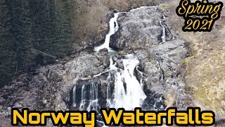 HATTEBERGFOSSEN | WATERFALL IN ROSENDAL | NORWAY SPRING 2021