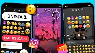 HONISTA ACTUALIZADO 2024 INSTAGRAM estilo IPHONE con  EMOJIS IOS + FUENTES IOS + BORDES CURVADOS