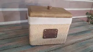 Porta pães com caixa de isopor