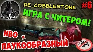 CS:GO (De_Cbble) Cobblestone | ИГРА С ЧИТЕРОМ! | ПАУКООБРАЗНЫЙ и HBO | #6