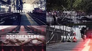 Modern City Glitch Reel | After Effects Template | Openers