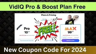 How To Get Vidiq Pro For Free In 2024 | New Promo Code For Vidiq | VidIQ Boost |