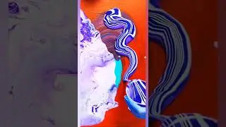 Acrylic pour #pouring #paintpouring  #acrylic #geode