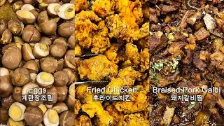 🥕ASMR MUKBANG🥕Crispy Fried Chicken, Eggs, Pork Ribs & Kimchi Korean Office Worker!Eating