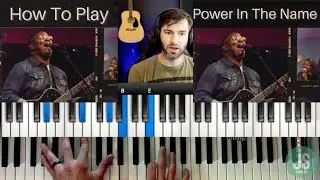Power In The Name // Draylin Young - Keyboard Cover & Tutorial. (How to Play) Piano Breakdown