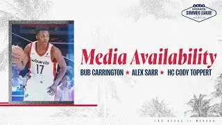 2K25 NBA Summer League Media Availability: Wizards vs. Hawks