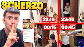 ORDINO PIZZE di NOTTE e SVEGLIO MIO PAPÀ MENTRE DORME! *SCHERZO LEGGENDARIO*