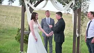 Lacy & Jeff - Wedding Vows in the Rain