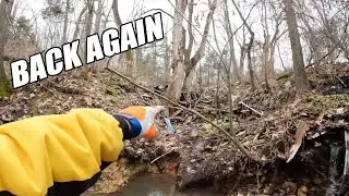 Exploring Abandoned Landfill in the Woods
