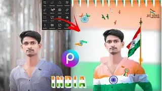 15th August Photo Editing 2022|| Flag photo Editing cheyadam ela 
