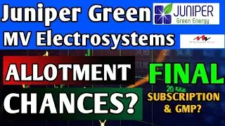 MV Electrosystems IPO Allotment Chances? Juniper Green IPO Allotment Chances? IPO Allotment News ✅