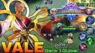 The Storm is Coming! Vale Legendary Gameplay! - Top 1 Global Vale by pohe - Mobile Legends
