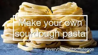 Preserving Eggs with Sourdough Pasta | Pesto Recipe #everybitcountschallenge