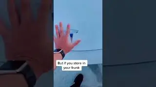 Store your valuables in the frunk! #carsofyoutube #shortsviral