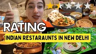 Rating Restaurants in New Delhi For You // Best places to eat in India 🇮🇳