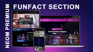 How to Use Funfact Settings in Neom Premium Theme | Funfact Section Settings in Wordpress Theme