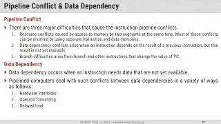 6.5 - Pipeline Conflict (Hazards) - COA