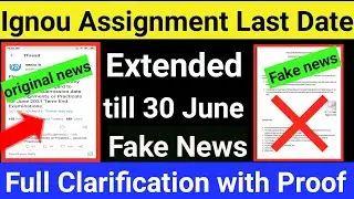 {fake news} ignou assignment submit last date 2021|ignou assignment submission last date extended