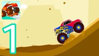 Monster Truck Racing  Truck- Gameplay Walkthrough Episode 1 (iOS, Android)