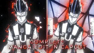 Complete Manga Edit In Capcut | Advanced Manga Edit 