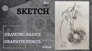 Video tutorial how to draw an apple from nature.