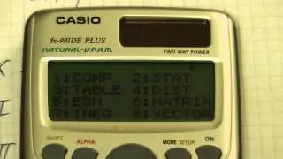 Gleichungen mit 3 Variablen Casio fx-991