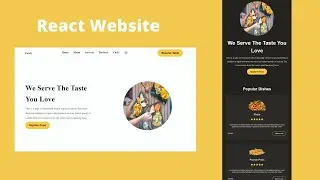 React Website - 🥘 Mastering Responsive Design and Themes with React Hooks and Styled Components 🔥🔥🔥