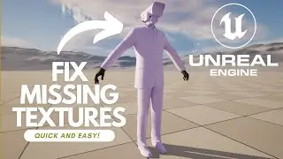 Fix Missing Textures in Mesh Import UE5.4 Unreal Engine