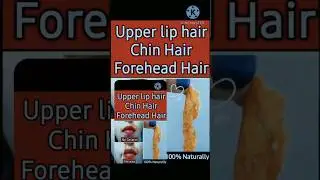 Facial Hair Removal Home Remedy/Unwanted Facial Hair#shorts#viral