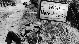 Sainte Mere Eglise Morning of D-Day - War Sounds and Effects Operation Overlord | ASMR | WWII | 1944