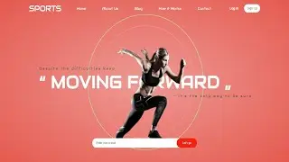 Animated Landing Page Using HTML AND CSS