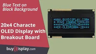 SPI Blue 20x4 Character OLED Display Module for Arduino,Raspberry Pi
