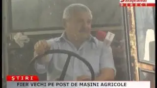 FIER VECHI PE POST DE MAȘINI AGRICOLE