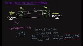 Finding a Circuit's Input and Output Impedances