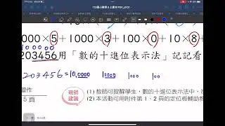 數學課本1-1 到 1-3解說