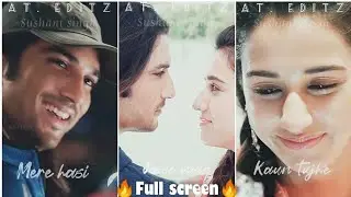 Kaun tujhe song status 💙 Sushant singh rajput 💕 Disha patani ✨ Ms. dhoni 💖