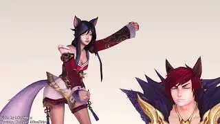 【MMD】Chipi chipi chapa chapa (Sett x Ahri)