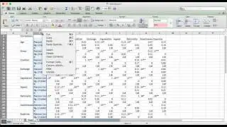 How to make a report-ready correlation matrix quickly using SPSS and Excel