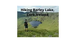 Hiking Barley lake on the Beara peninsula, Ireland.