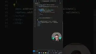 Repeat Password Field Validation with Vanilla JS 