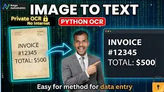 Convert Image to Text with Python (Build an OCR Scanner)
