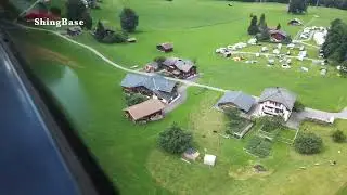 EIGERGLETSCHER STATION TO EIGER STATION GRINDELWALD  | SCENERIES  FROM THE TOUR BUS SWITZERLAND