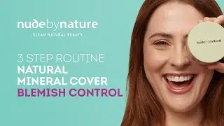 3 step routine using Natural Mineral Cover Blemish Control Foundation | Nude by Nature